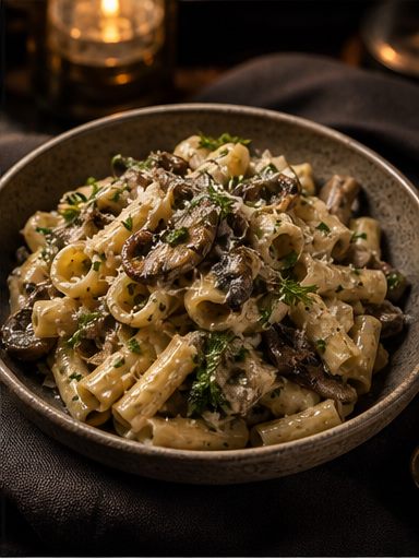 Wild Mushroom Campanelle